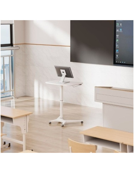 SOPORTE SOBREMESA AISENS MONITOR/POS 10 - 27 INCLINABLE WHITE