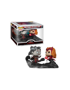 Funko pop moments marvel doctor strange multiverso de la locura doctor strange necromance vs bruja escarlata 60915
