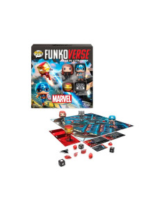 Juego de mesa funkoverse marvel edicion 100 capitan america iron man viuda negra & pantera negra 57518