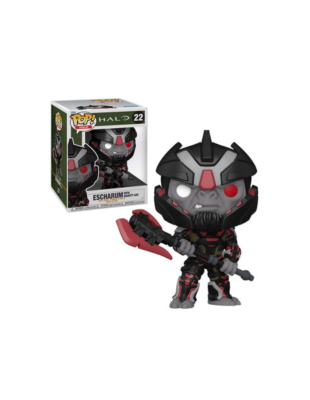 Funko pop super videojuegos halo infinite escharum con hacha de gravedad 59339