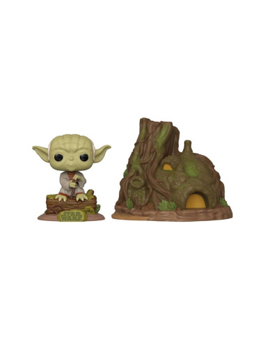 Funko pop deluxe star wars empire strikes back caba?a de yoda 40th aniversario 46765