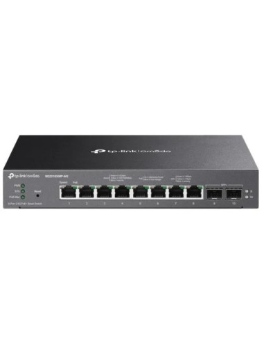 SWITCH TP-LINK OMADA GIGABIT 10 PUERTOS TL-SG2210XMP-M2 8 POE + 2 SFP