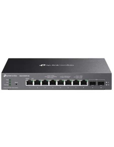SWITCH TP-LINK OMADA GIGABIT 10 PUERTOS TL-SG2210XMP-M2 8 POE + 2 SFP