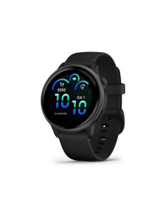 Garmin vívoactive 6 3,05 cm (1.2") AMOLED 42 mm Digital 390 x 390 Pixeles Pantalla táctil Negro Wifi GPS (satélite)
