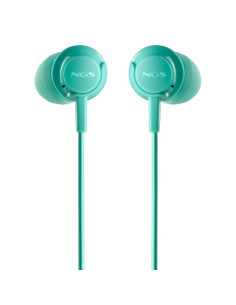 AURICULARES + MICROFONO NGS DRIFT IN EAR JACK 3,5MM GREEN MINT