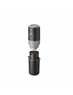 CAFETERA PORTATIL CON MOLINILLO Y TERMO NEGRA KR1 XO