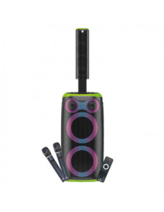 ALTAVOZ KARAOKE COOLSOUND BLAST PUMP 2.1 2X6.5\" + 5xTWEETERS 550W VERDE