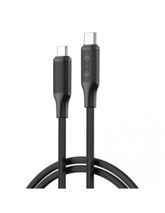 CABLE TIPO C A TIPO C 1METRO NBQ265B NEGRO 60W XO