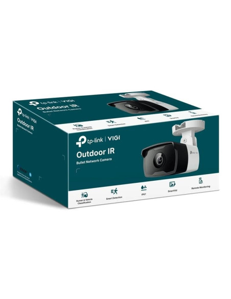 CAMARA IP TP-LINK VIGI BULLET EXTERIOR 2MP 4MM IR 30M IP67 POE