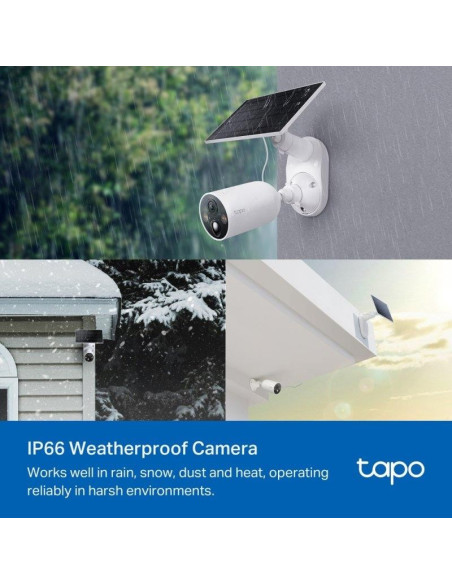 CAMARA IP TP-LINK TAPO C425 2K QHD IP65 EXTERIOR + PANEL SOLAR