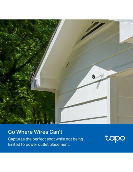 CAMARA IP TP-LINK TAPO C425 2K QHD IP65 EXTERIOR + PANEL SOLAR