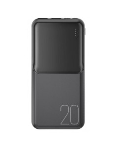 POWERBANK 20000MAH 2 SALIDAS NEGRO PR252 XO