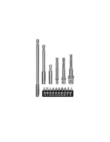 JUEGO 16 PCS ADAPTADORES + EXTENSIONES MADER