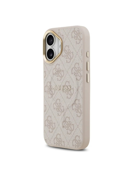 FUNDA IPHONE 17 POLIPIEL ROSA CON MAGSAFE Y LOGO