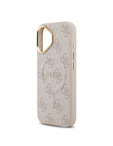 FUNDA IPHONE 17 POLIPIEL ROSA CON MAGSAFE Y LOGO