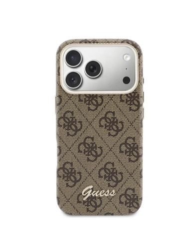 FUNDA IPHONE 17 PRO CON MAGSAFE Y LOGO MARRÓN