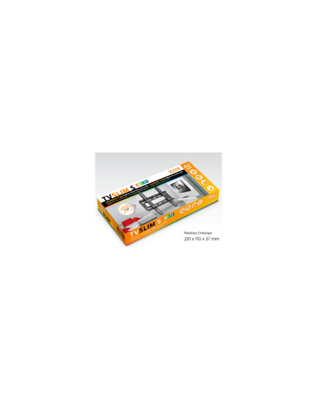 SOPORTE AXIL PANTALLA 14P - 42P FIJO PARED NEGRO AC0558E