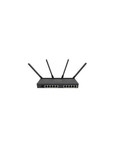 SWITCH MIKROTIK RB4011iGS+5HacQ2HnD-IN 10PTOS GIGABIT NEGRO RB4011iGS+5HacQ2HnD-