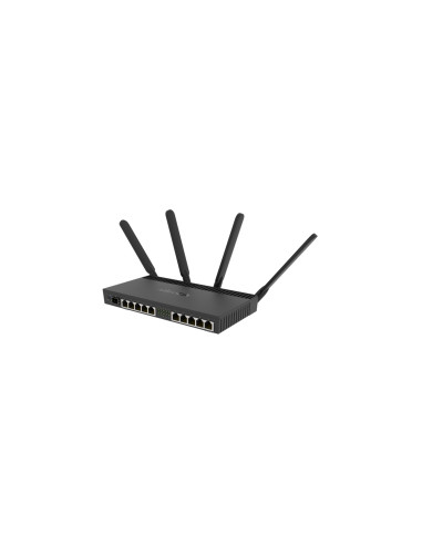 SWITCH MIKROTIK RB4011iGS+5HacQ2HnD-IN 10PTOS GIGABIT NEGRO RB4011iGS+5HacQ2HnD-
