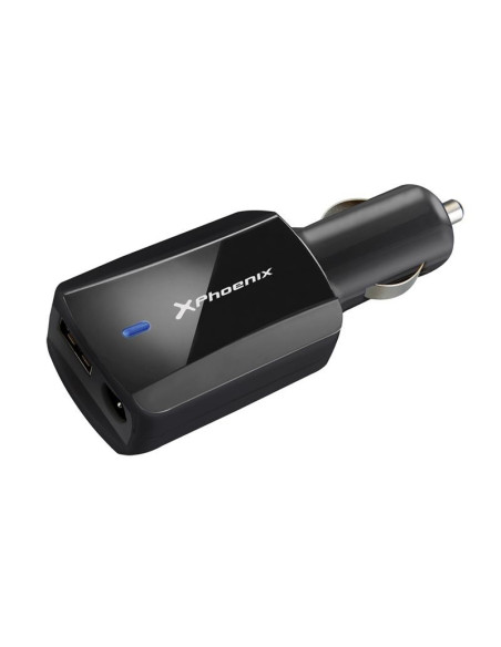 CARGADOR COCHE NOTEBOOK/SMARTPHONE PHOENIX 90W + 1XUSB 5V USB 2.0
