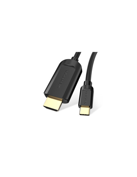 Vention Cable Conversor HDMI 1.4 4K CGUBG/ USB Tipo-C Macho - HDMI Macho/ 1.5m/ Negro