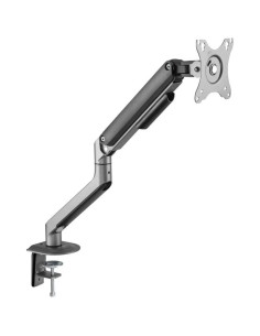 SOPORTE DE MESA TV MONITOR TOOQ ERGONOMICO ASISTIDO 17-32 BLACK/SILVER