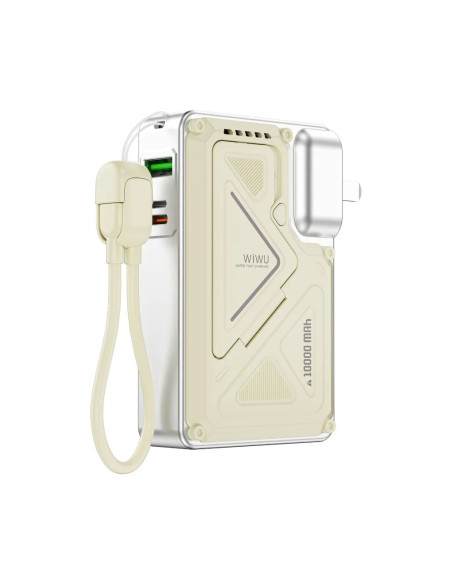 POWERBANK 10.000MAH 35W CON ENCHUFES CN, UK Y UE