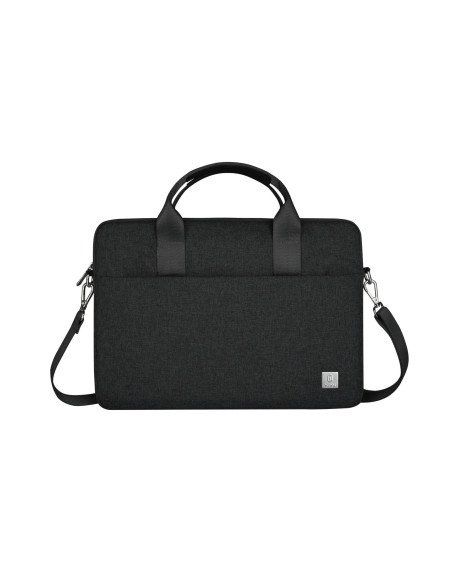 MALENTÍN MINIMALISTA NEGRO PARA PORTATIL DE 15.6"