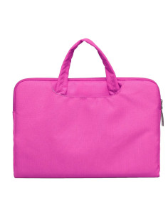 MALETÍN CON NECESER CAMPUS SLIM DE 13.3" PARA PORTATIL FUCSIA 2