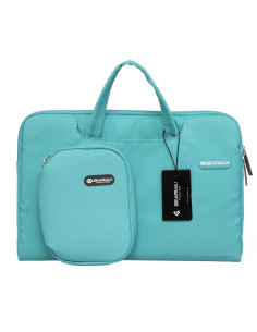 MALETÍN CON NECESER CAMPUS SLIM DE 13" / 14.2" PARA PORTATIL TURQUESA