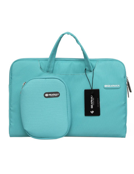 MALETÍN CON NECESER CAMPUS SLIM DE 13" / 14.2" PARA PORTATIL TURQUESA