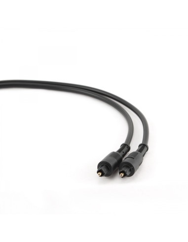 CABLE AUDIO OPTICO GEMBIRD TOSLINK A TOSLINK 3METROS NEGRO CC-OPT-3M