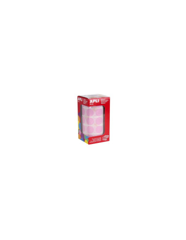 1770 UNIDADES GOMETS CIRCULARES COLOR ROSA EN ESTUCHE APLI 20MM 11489