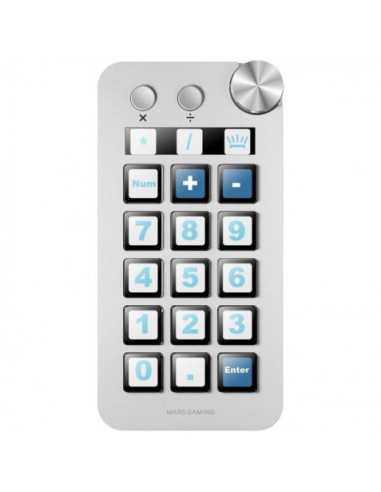 STREAM DECK MARS GAMING MSD-NEO | 15 TECLAS LCD | 1 RUEDA | 2 BOTONES