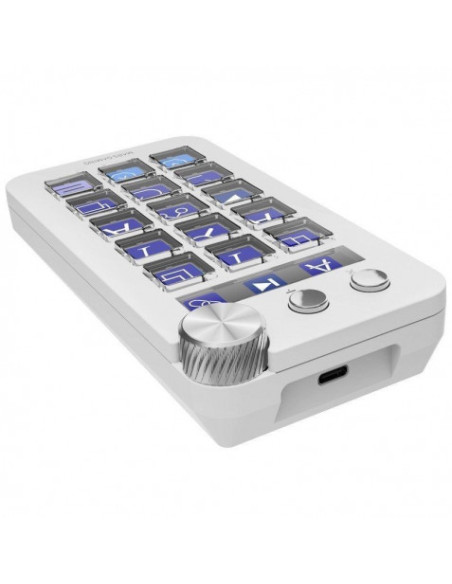 STREAM DECK MARS GAMING MSD-NEO | 15 TECLAS LCD | 1 RUEDA | 2 BOTONES