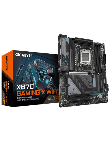GIGABYTE X870 GAMING X WIFI7 Placa Base - Compatible con CPUs AMD