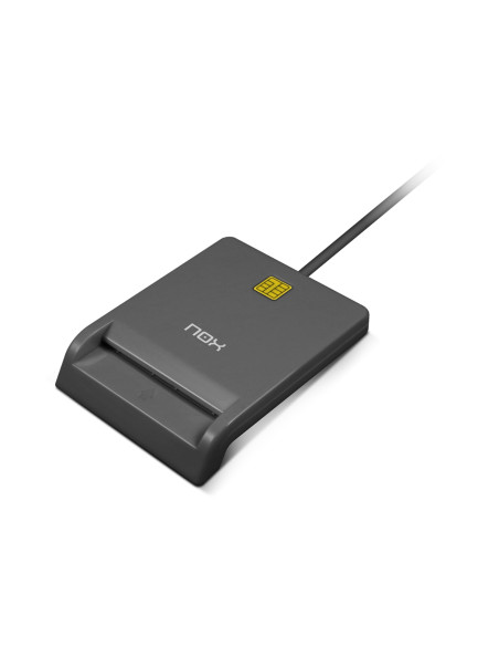 NOX Lite Card ID lector de tarjeta inteligente Interior USB USB 2.0 Negro