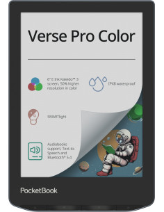 PocketBook Verse Pro Color lectore de e-book Pantalla táctil 16 GB Wifi Negro, Azul