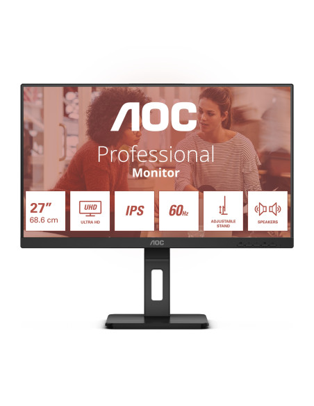 AOC E3 U27E3UF pantalla para PC 68,6 cm (27") 3840 x 2160 Pixeles 4K