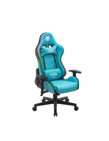 SILLA GAMING RGB SERIE FENRIR VERDE CROMAD