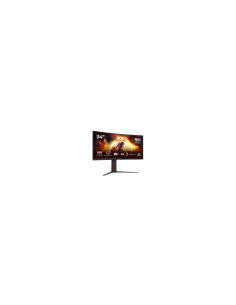 AOC G4 CU34G4CAP pantalla para PC 86,4 cm (34") 3440 x 1440 Pixeles UltraWide Quad HD LCD Negro, Rojo 2