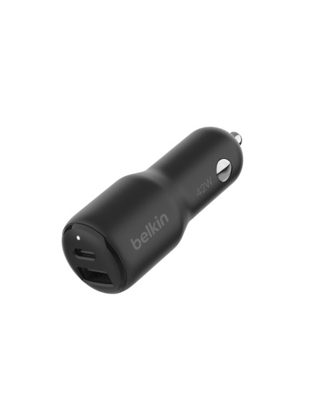 Belkin CCB005btBK Portátil, Smartphone, Tableta Negro Encendedor de cigarrillos Carga rápida Interior