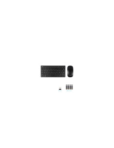 TooQ Teclado compacto + Ratón slim inalámbrico, Negro 2