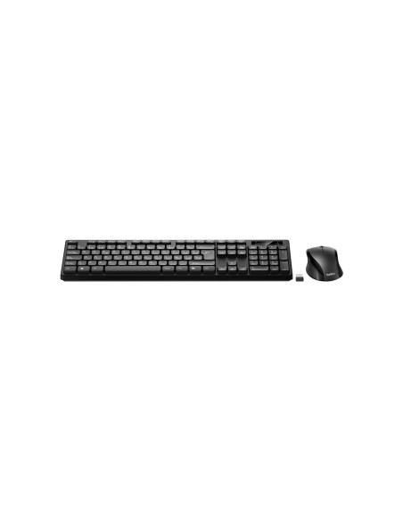 Belkin BBZ010SP teclado Ratón incluido Hogar / Oficina RF inalámbrico QWERTY Español Negro