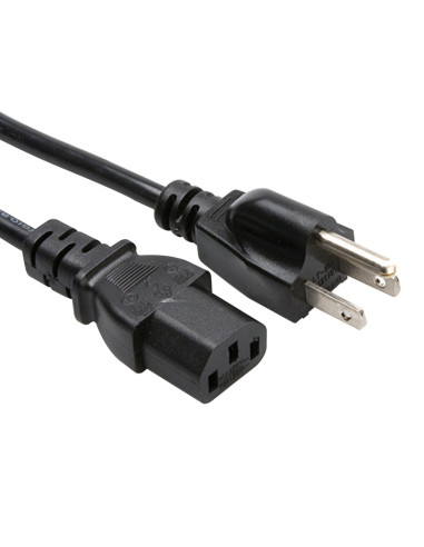 HPE C13 - Nema 5-15P US/CA 110V 10Amp 1.83m Power Cord