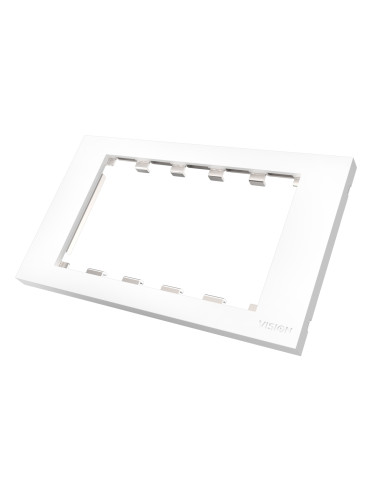 Vision TC3 SURR2G placa de pared y cubierta de interruptor Blanco