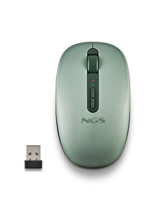 NGS FOG DUAL GREEN ratón Universal Ambidextro RF Wireless + Bluetooth