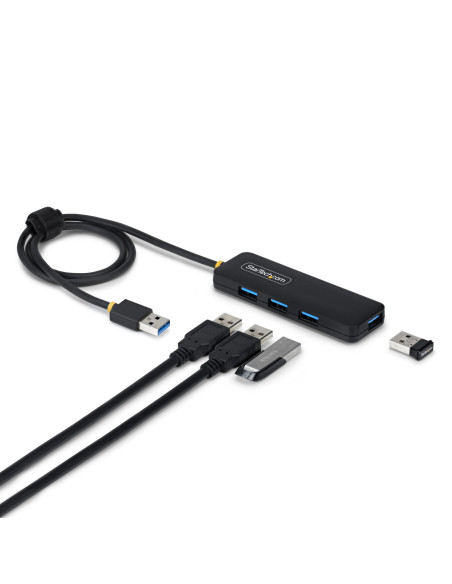 StarTech.com Hub USB-A de 4 Puertos - 5 Gbps - Ladrón USB Alimentado