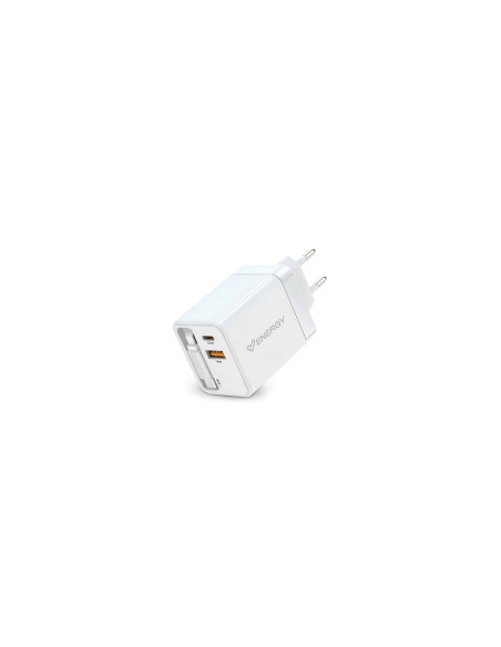Energy Sistem Retractable Charger Universal Blanco Corriente alterna Interior