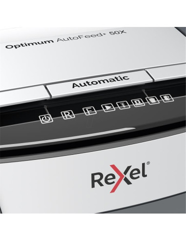 DESTRUCTORA REXEL OPTIMUM AUTOFEED+ 50X AUTOMATICA CONFETI